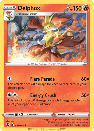 Delphox - Silver Tempest 27