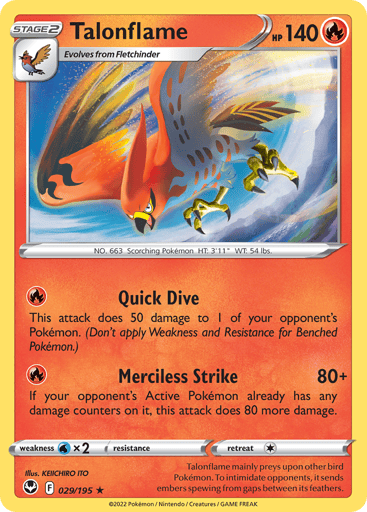 Talonflame - Silver Tempest 29
