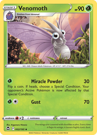 Venomoth - Silver Tempest 2