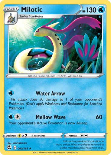 Milotic - Silver Tempest 40
