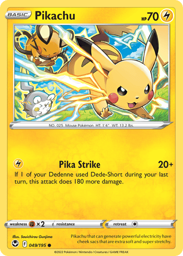 Pikachu - Silver Tempest 49