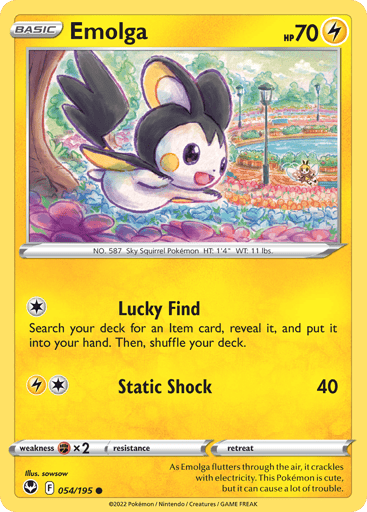 Emolga - Silver Tempest 54