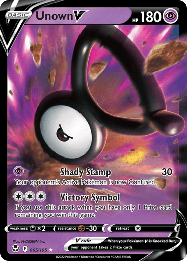 Unown V - Silver Tempest 65