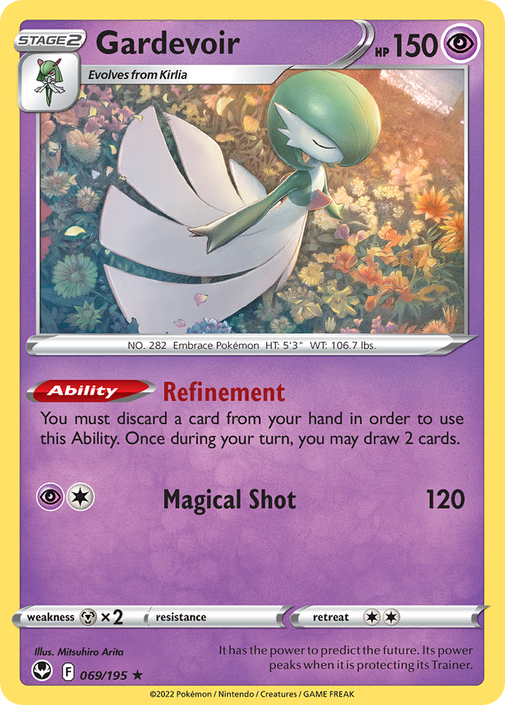 Gardevoir – Silver Tempest 069/195 Pokémon card
