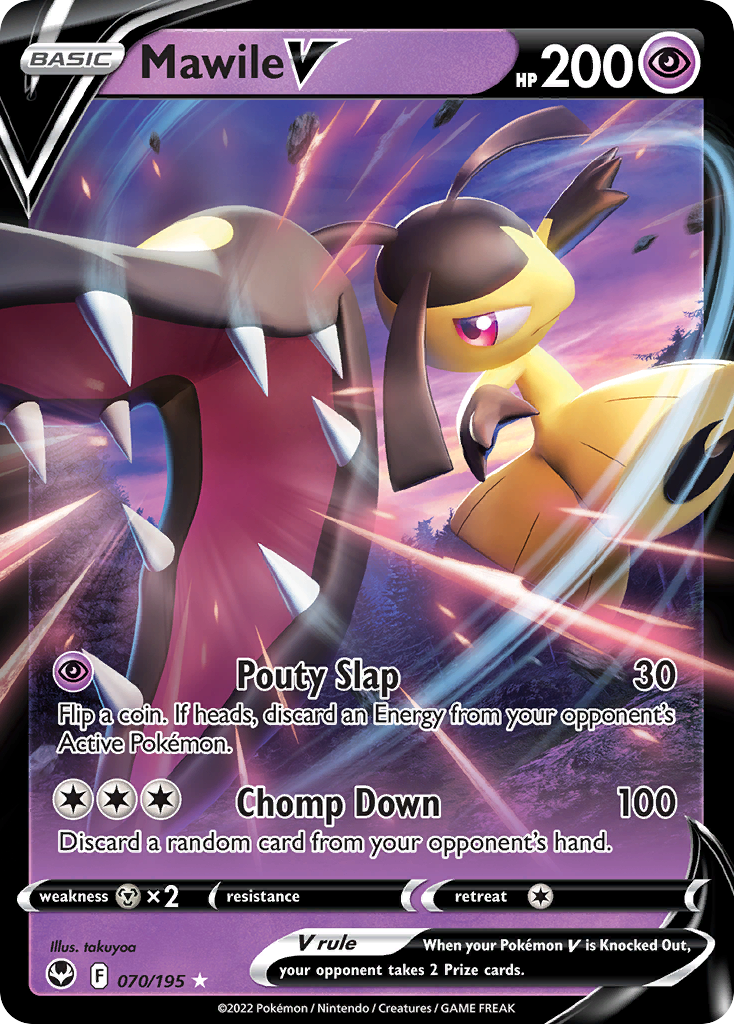 Mawile V – Silver Tempest 070/195 Pokémon card