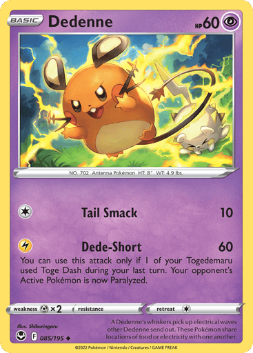 Dedenne - Silver Tempest 85
