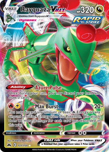 Rayquaza VMAX - Crown Zenith 101