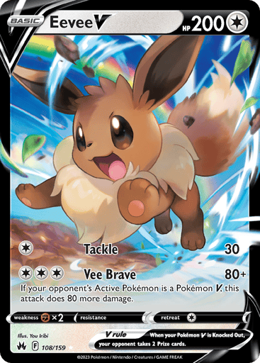 Eevee V - Crown Zenith 108