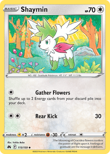 Shaymin - Crown Zenith 115