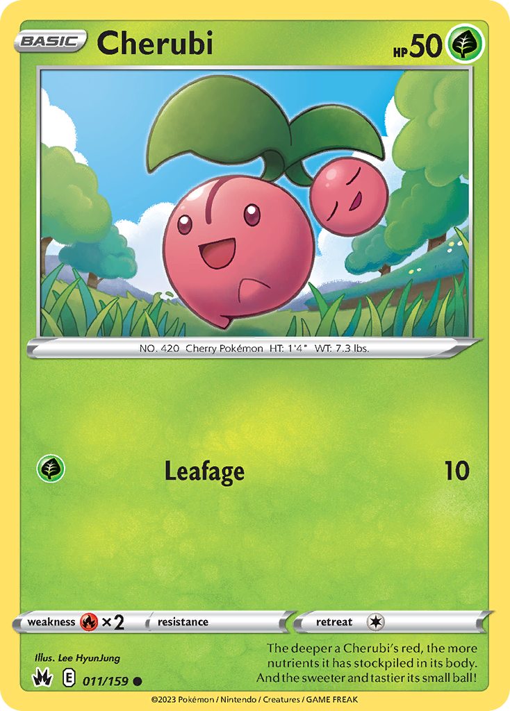 Cherubi – Crown Zenith 011/159 Pokémon card