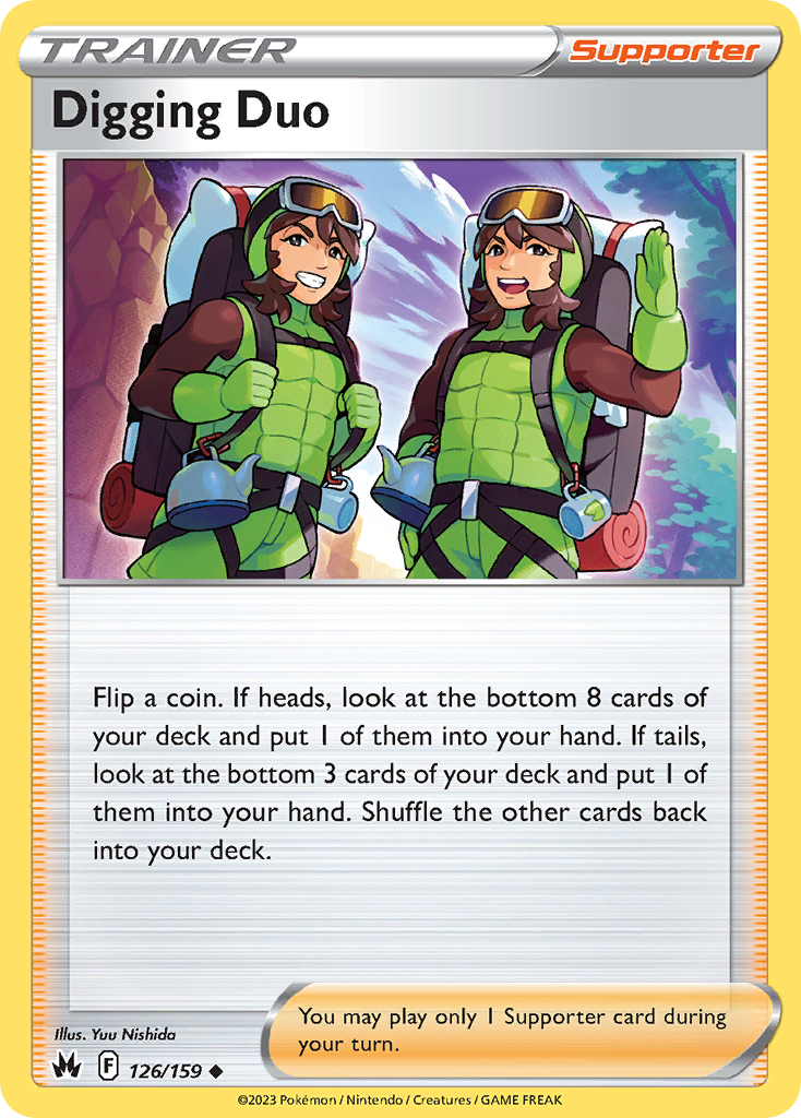 Digging Duo – Crown Zenith 126/159 Pokémon card