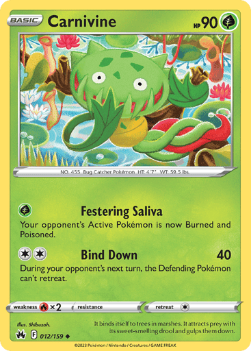 Carnivine - Crown Zenith 12