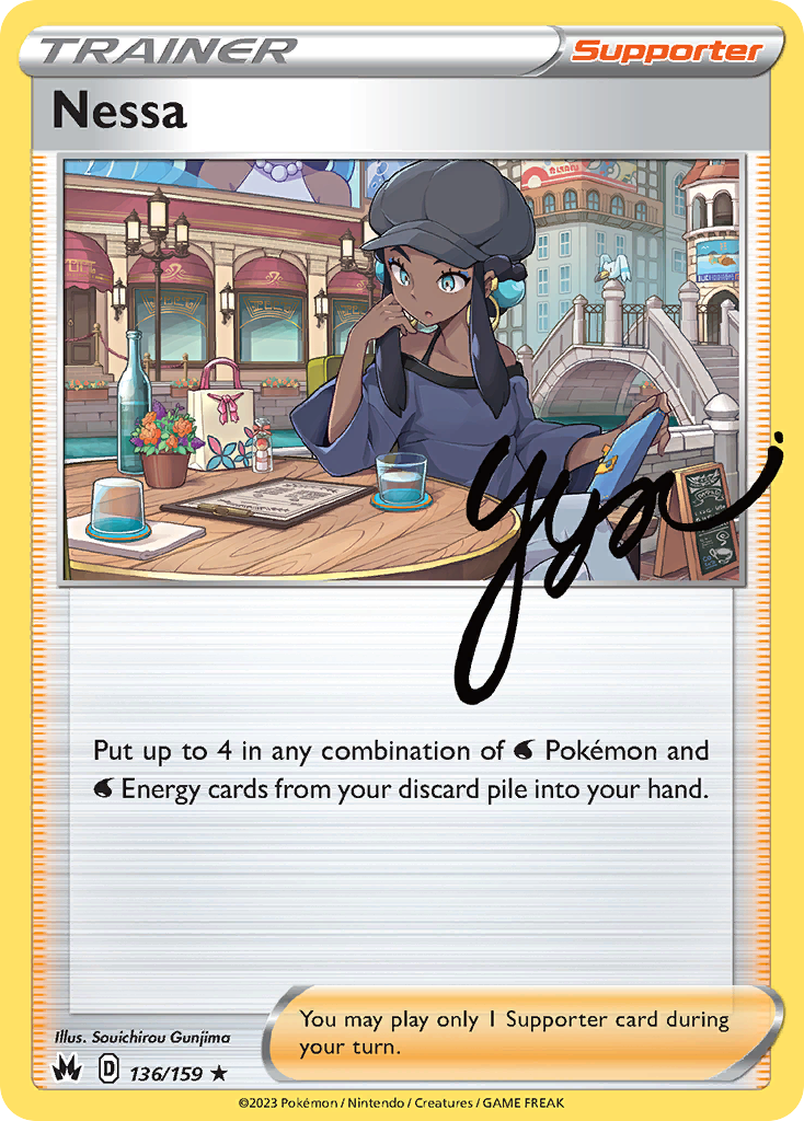 Nessa – Crown Zenith 136/159 Pokémon card