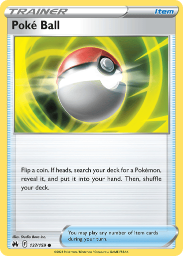 Poké Ball - Crown Zenith 137