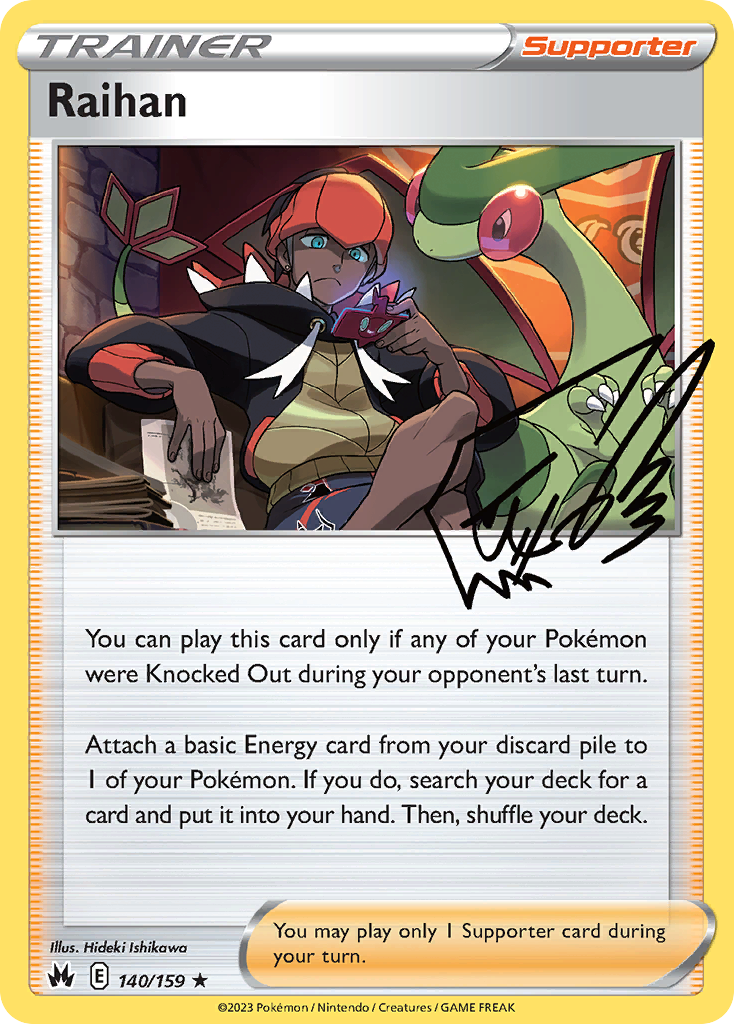 Raihan – Crown Zenith 140/159 Pokémon card