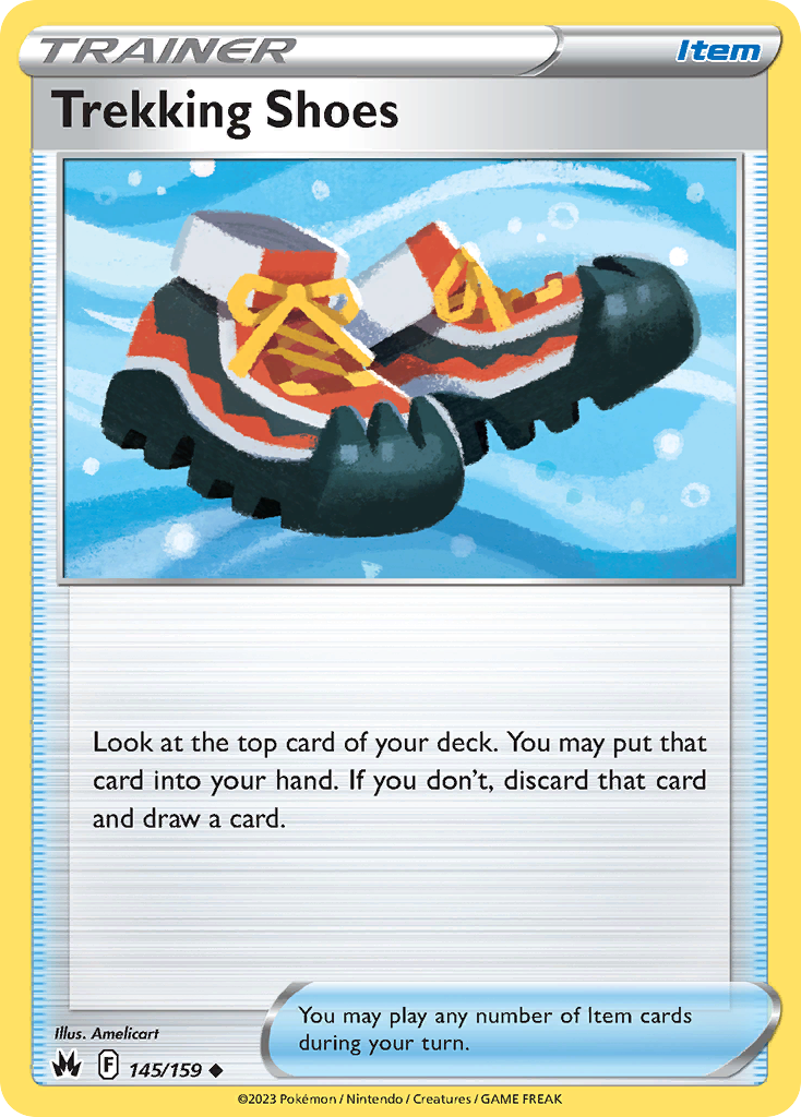 Trekking Shoes – Crown Zenith 145/159 Pokémon card