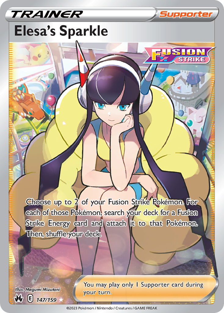 Elesa's Sparkle – Crown Zenith 147/159 Pokémon card