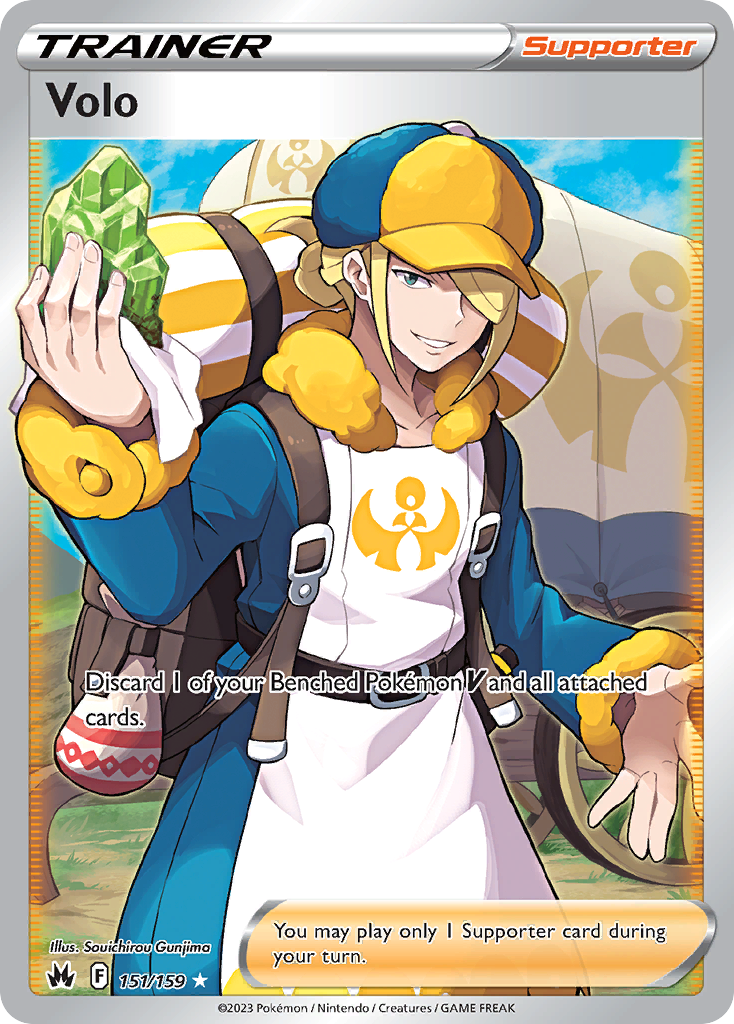 Volo – Crown Zenith 151/159 Pokémon card