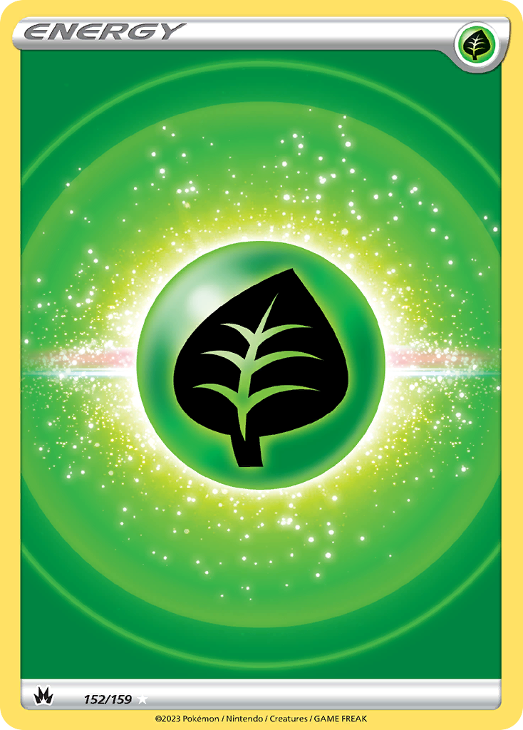 Grass Energy – Crown Zenith 152/159 Pokémon card