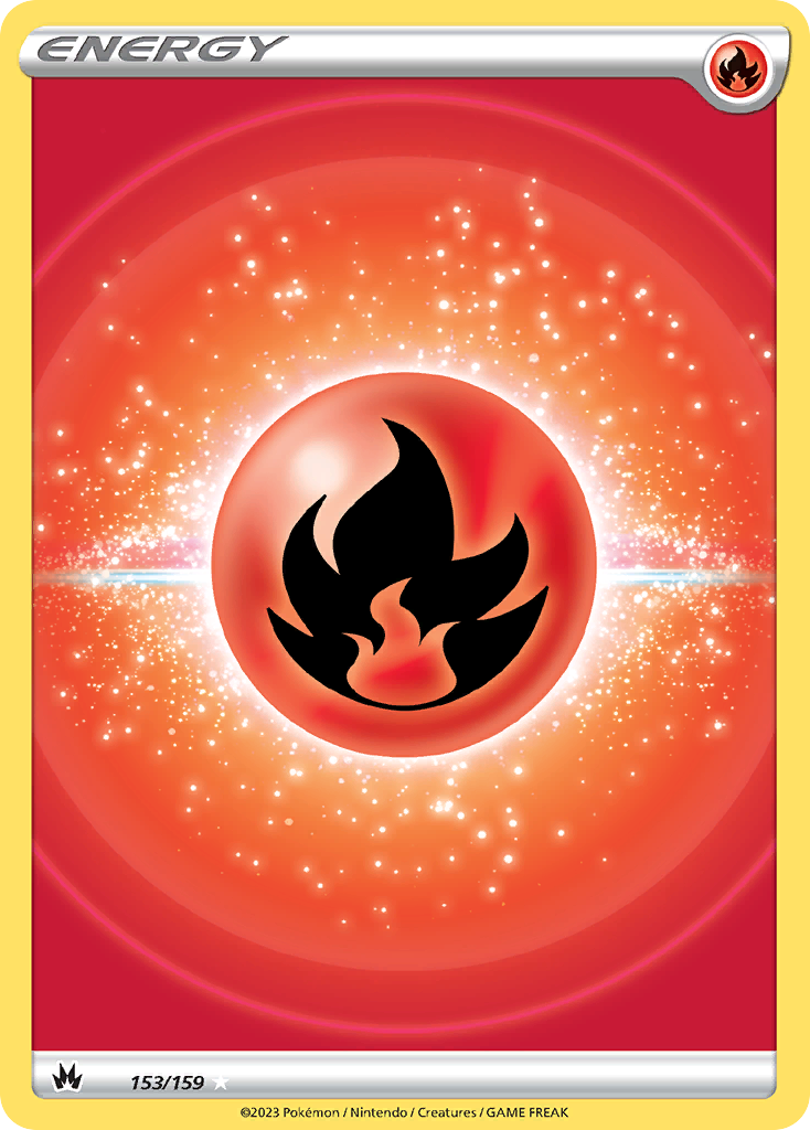 Fire Energy – Crown Zenith 153/159 Pokémon card