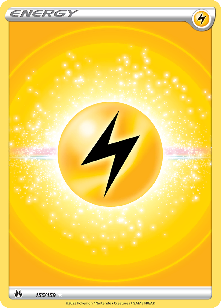 Lightning Energy – Crown Zenith 155/159 Pokémon card