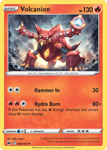 Volcanion - Crown Zenith 26
