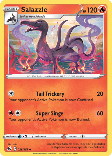 Salazzle - Crown Zenith 28