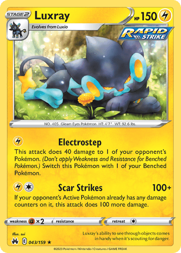 Luxray - Crown Zenith 43