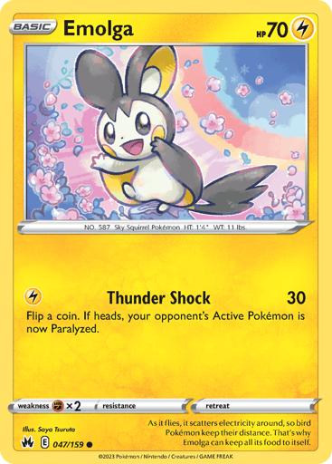 Emolga - Crown Zenith 47