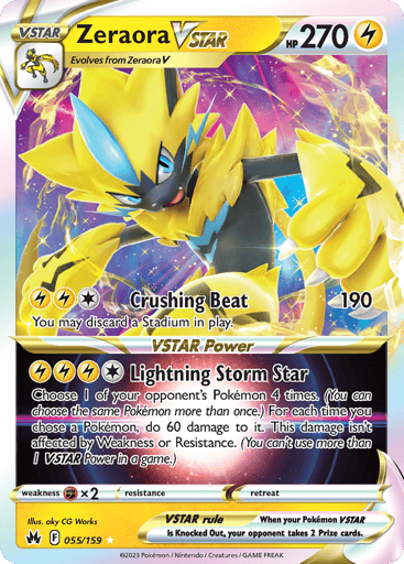 Zeraora VSTAR - Crown Zenith 55