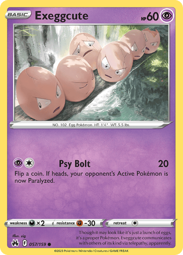 Exeggcute - Crown Zenith 57