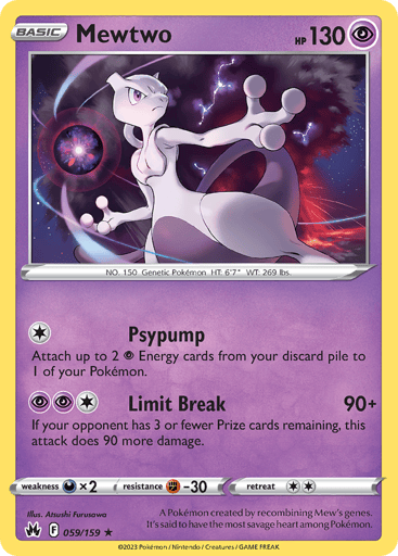 Mewtwo - Crown Zenith 59