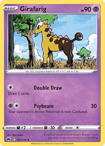 Girafarig - Crown Zenith 61