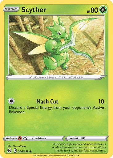 Scyther - Crown Zenith 6