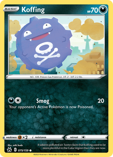 Koffing - Crown Zenith 75