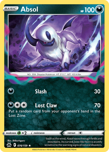 Absol - Crown Zenith 76