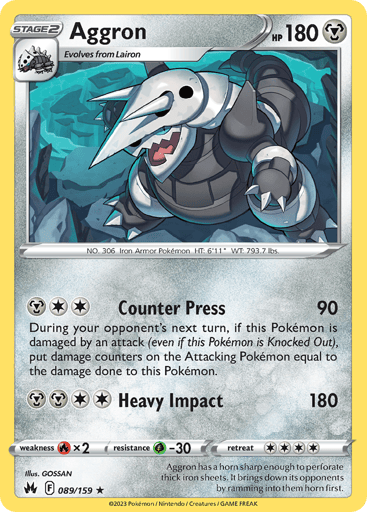 Aggron - Crown Zenith 89