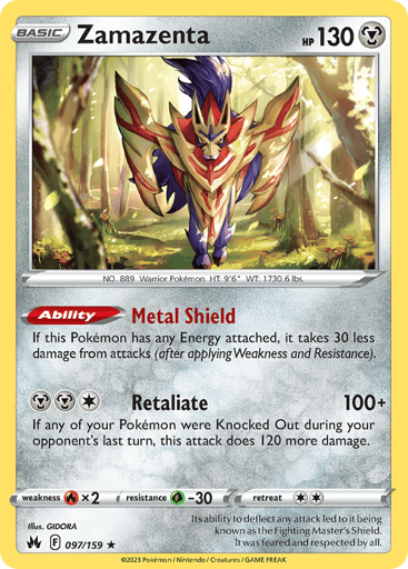 Zamazenta - Crown Zenith 97
