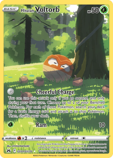 Hisuian Voltorb - Crown Zenith Galarian Gallery GG01