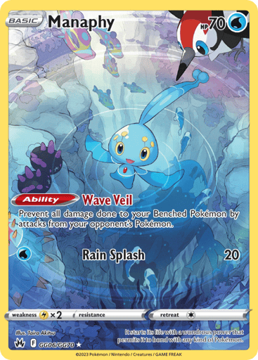 Manaphy - Crown Zenith Galarian Gallery GG06