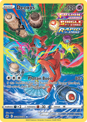 Deoxys - Crown Zenith Galarian Gallery GG12
