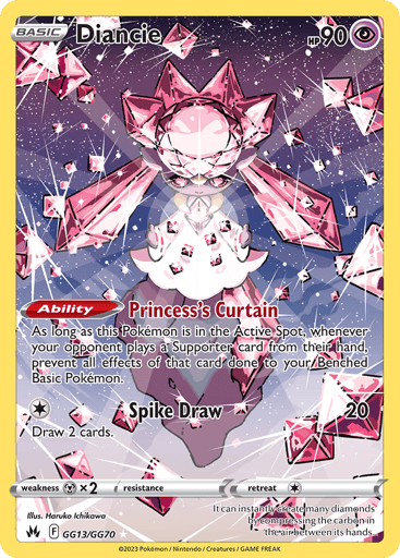 Diancie - Crown Zenith Galarian Gallery GG13