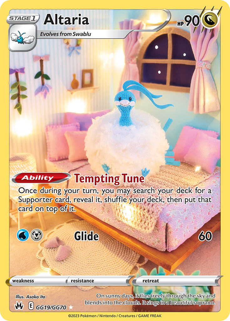 Altaria – Crown Zenith Galarian Gallery GG19/GG70 Pokémon card