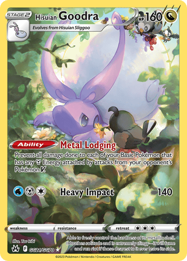Hisuian Goodra - Crown Zenith Galarian Gallery GG21