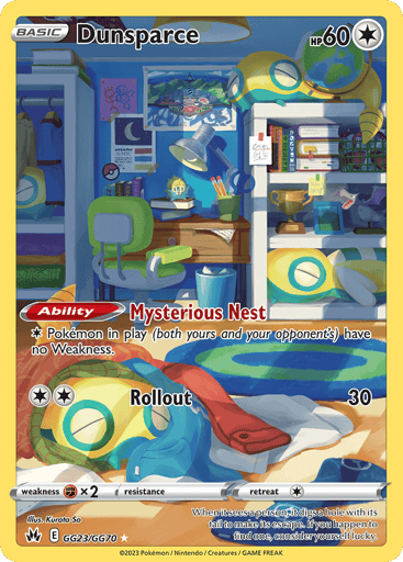 Dunsparce - Crown Zenith Galarian Gallery GG23