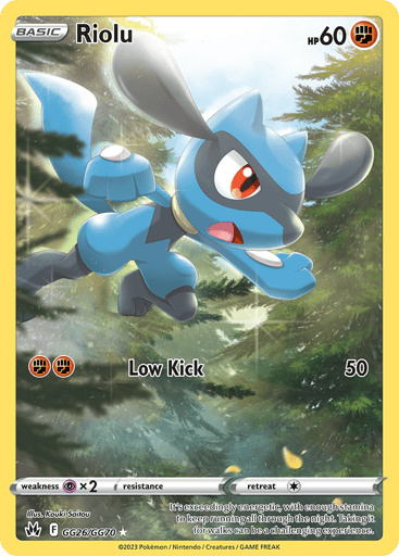 Riolu - Crown Zenith Galarian Gallery GG26
