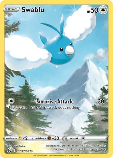 Swablu - Crown Zenith Galarian Gallery GG27