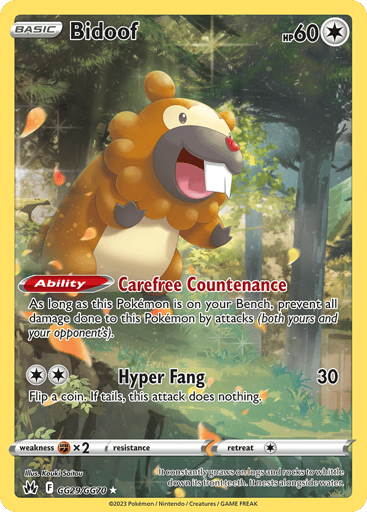 Bidoof - Crown Zenith Galarian Gallery GG29