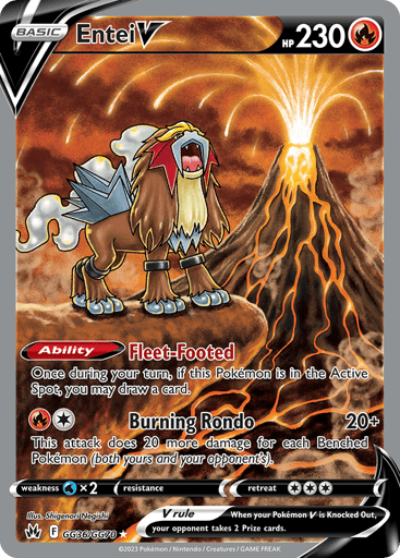 Entei V - Crown Zenith Galarian Gallery GG36