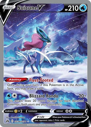 Suicune V - Crown Zenith Galarian Gallery GG38